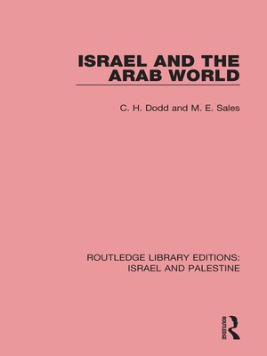 cover image of Israel and the Arab World (RLE Israel and Palestine)